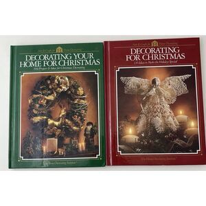 Decorating Your Home for Christmas Projects & Ideas-Lot Of 2 VTG Books